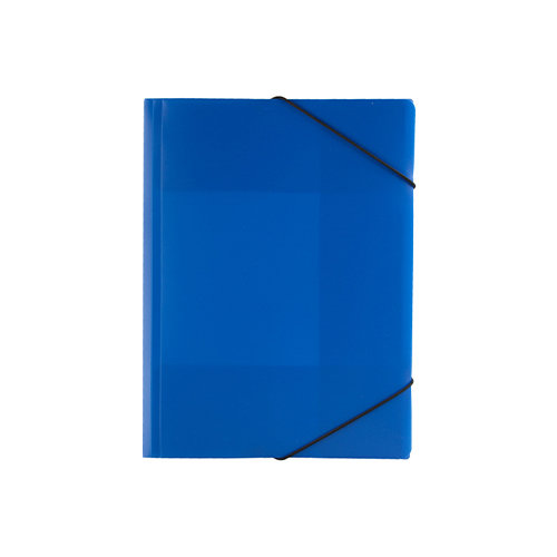 Cartella porta documenti in PP e cinturino in gomma disponibile in diverse colorazioni