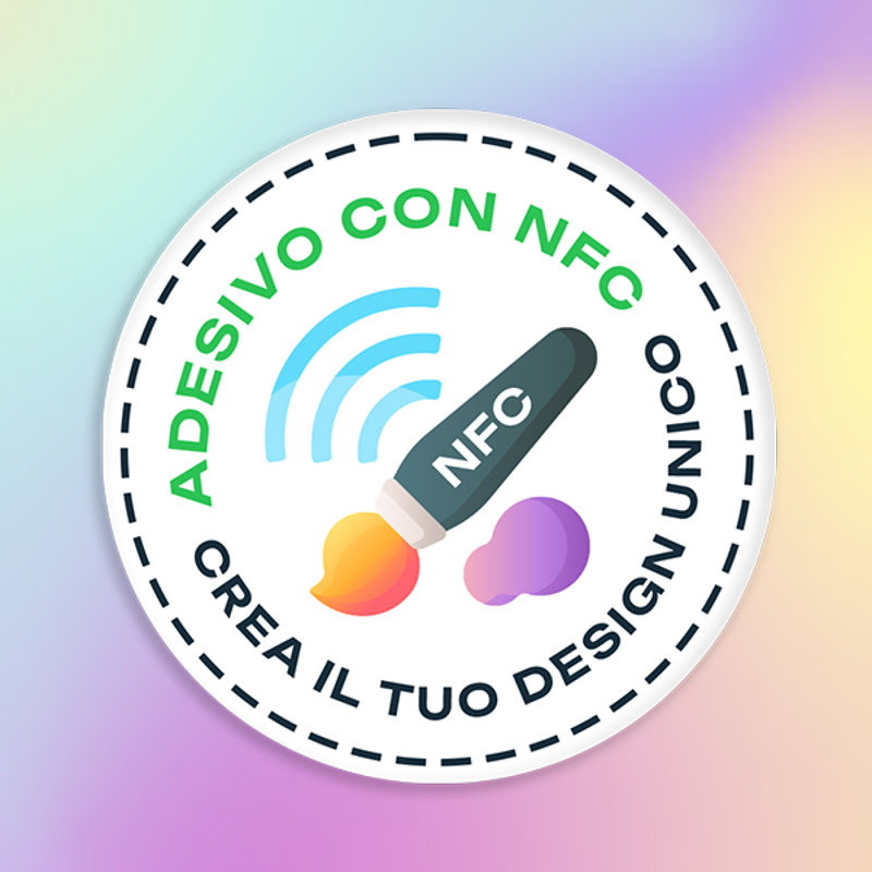 Adesivi Personalizzati con Tag NFC Schermati - Gadget Digitali con il tuo logo o grafica