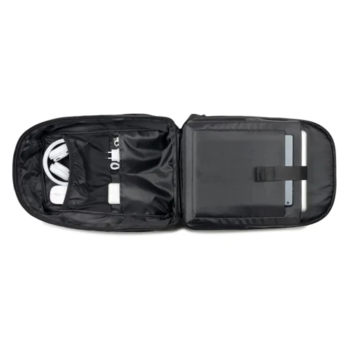 Zaino porta pc da 17.3" in twill con sistema antifurto rivestimento idrorepellente