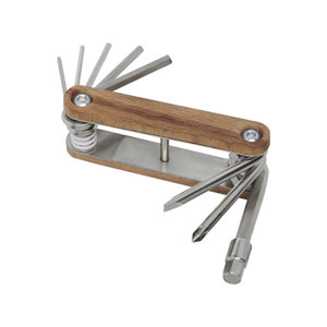 Multiutensile in legno a 8 funzioni in confezione regalo