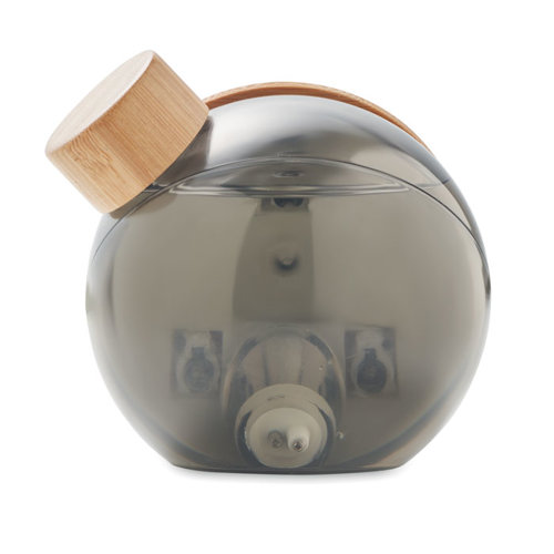 Orologio alimentato ad acqua con display LCD e dettagli in bambù