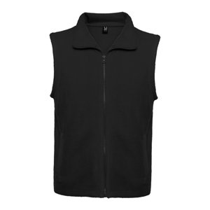 Smanicato Gilet unisex collo alto in Pile con tasche laterali e cerniera