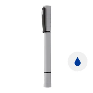 Penna roller in plastica multifunzione con torcia e cappuccio e refill blu