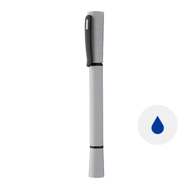 Penna roller in plastica multifunzione con torcia e cappuccio e refill blu