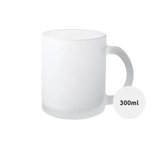 Tazza in vetro opaco 300ml