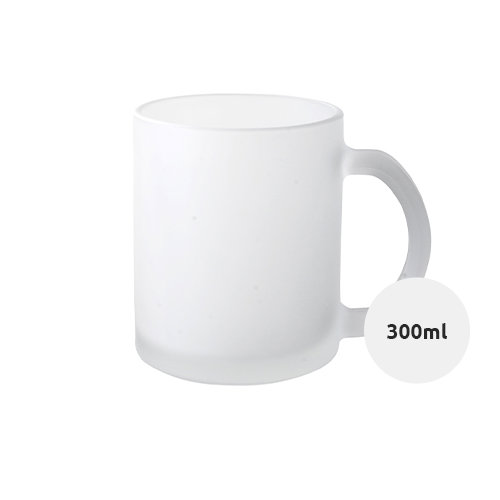 Tazza in vetro opaco 300ml