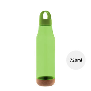 Borraccia in RPET base in sughero naturale e coperchio in PP da 720ml