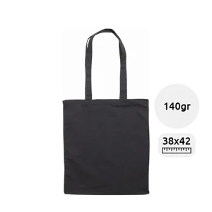 Shopper colorata in cotone disponibile in vari colori con manici da 140gr 38x42cm