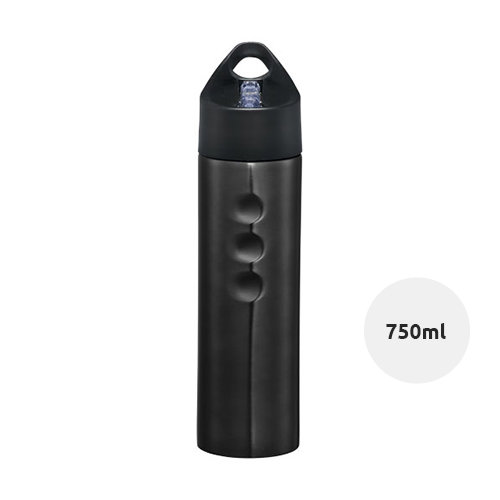 Borraccia sportiva in acciaio inox da 750 ml con coperchio scorrevole