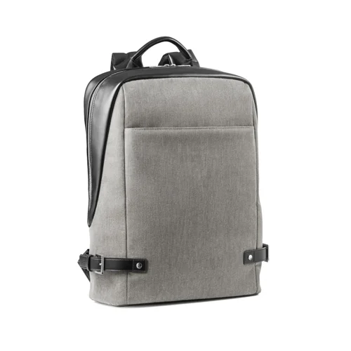 Zaino porta pc Branve da 15.6" in tessuto e similpelle con cinturini regolabili sui lati e impugnatura rinforzata