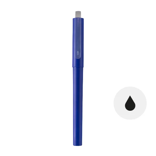 Penna a sfera gel in PET riciclato refill nero