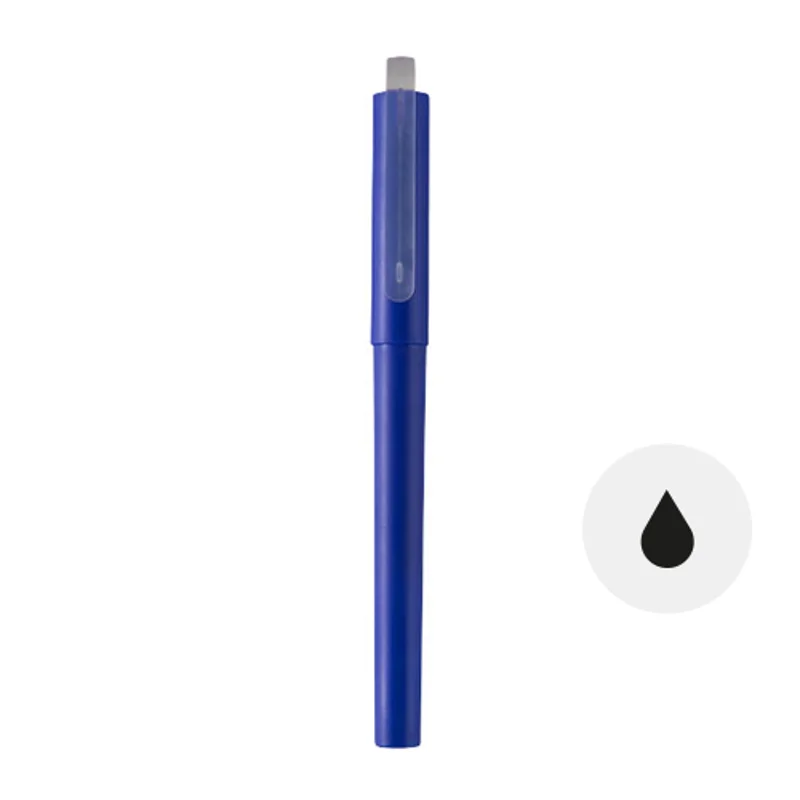 Penna a sfera gel in PET riciclato refill nero