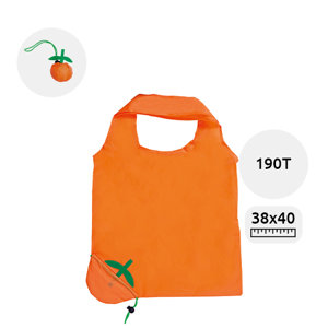 Shopper in Poliestere richiudibile a forma di frutta da 190T 38×40cm