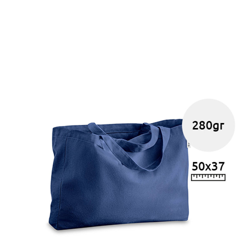 Shopper in cotone riciclato da 280gr 50x37x12cm