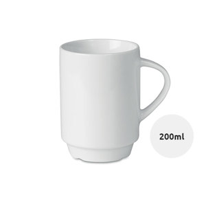 Tazza da cappuccino impilabile in porcellana 200ml