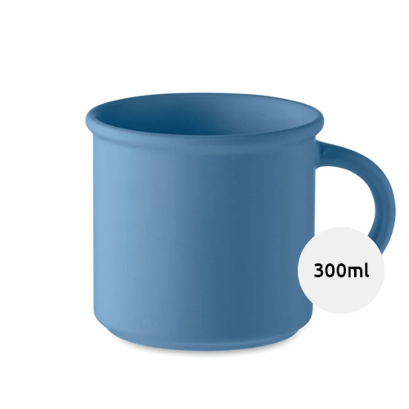 Tazza in ceramica in stile vintage di colore opaco da 300nl