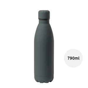 Borraccia in acciaio inossidabile e finitura gommata da 790ml 