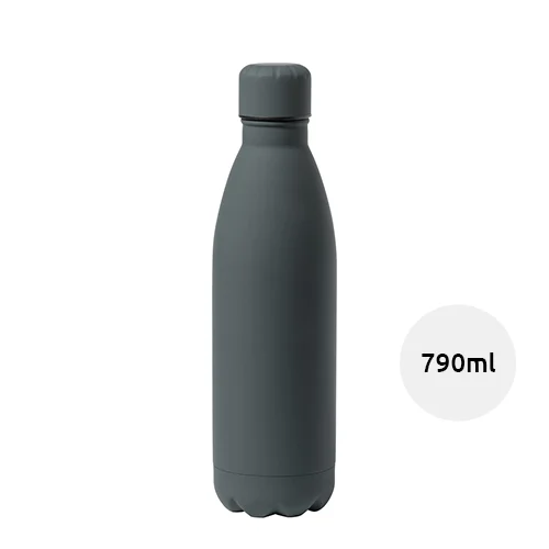 Borraccia in acciaio inossidabile e finitura gommata da 790ml 