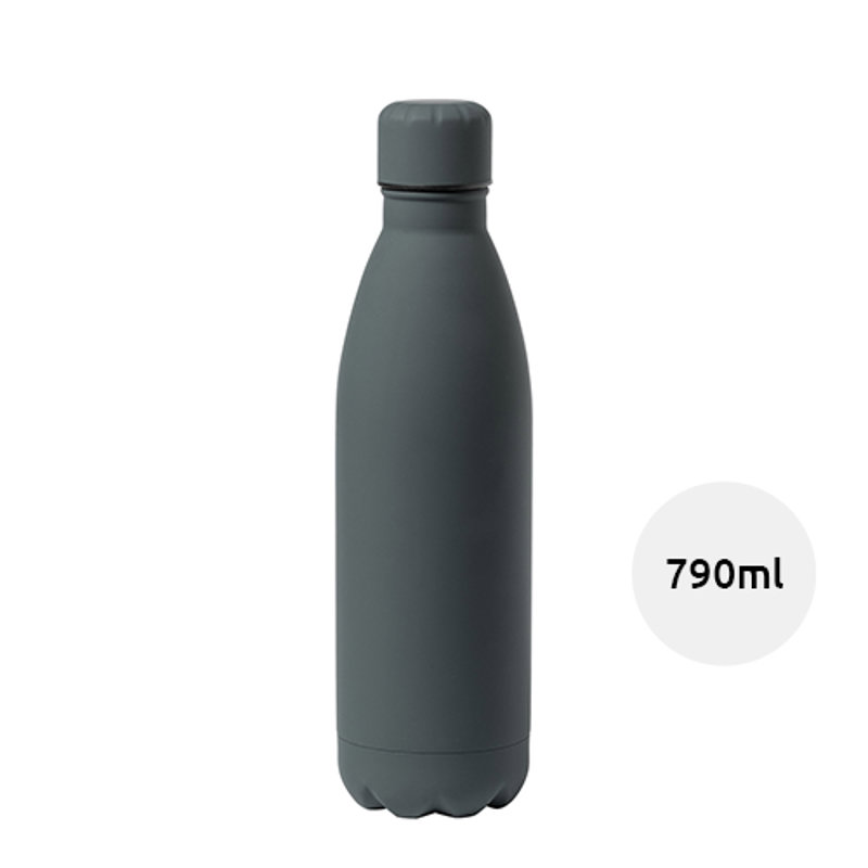 Borraccia in acciaio inossidabile e finitura gommata da 790ml