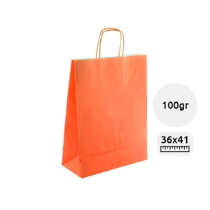 Shopper in Carta disponibile in vari colori formato grande da 100gr 36x41x12cm