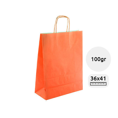 Shopper in Carta disponibile in vari colori formato grande da 100gr 36x41x12cm