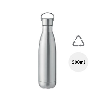 Borraccia termica in acciaio inox riciclato con maniglia da 500 ml