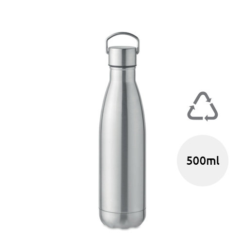 Borraccia termica in acciaio inox riciclato con maniglia da 500 ml