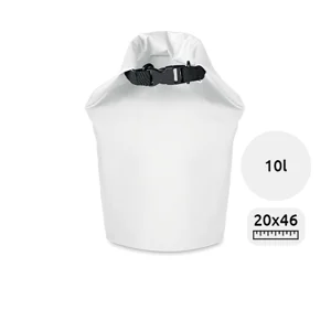 Sacca impermeabile in PVC in diverse colorazioni da 10L diametro 20cm x altezza 46cm