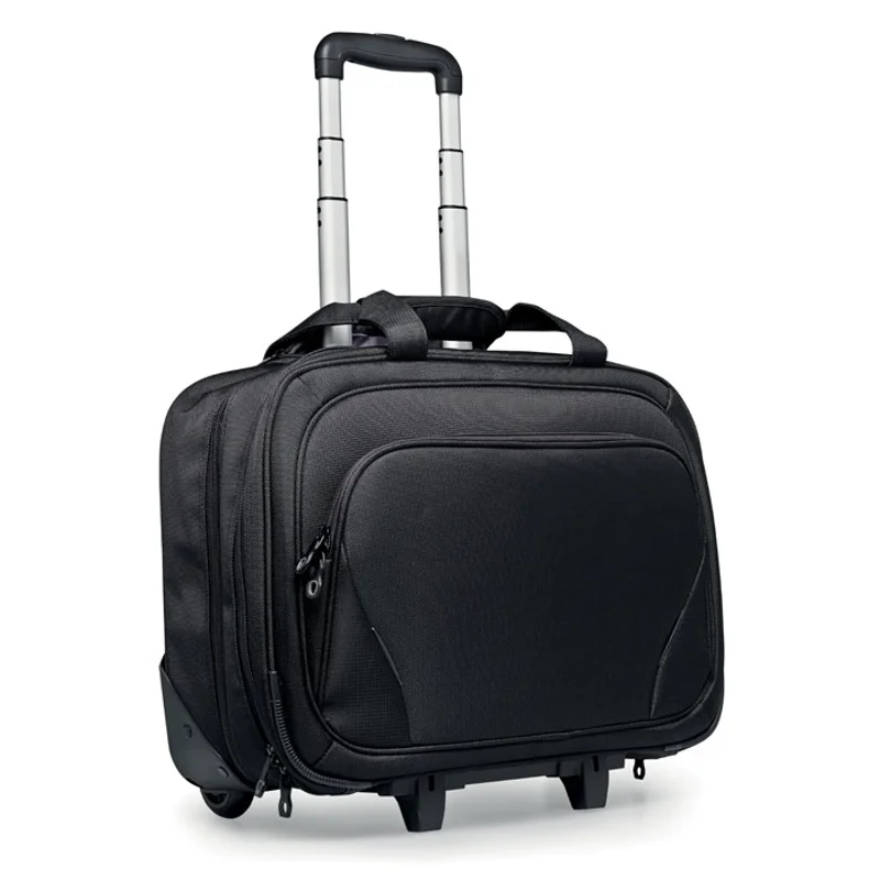 Trolley in poliestere 1680D con tasca interna per PC da 17" 47.5X20.5X36.5cm
