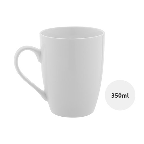 Tazza in porcellana bianca alta qualità 350ml 80×105mm
