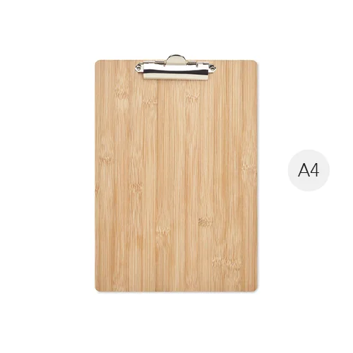 Cartellina A4 porta blocco per appunti in bambù 32.7x22.4x0.4 CM