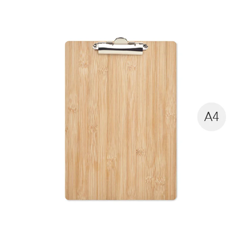 Cartellina A4 porta blocco per appunti in bambù 32.7x22.4x0.4 CM