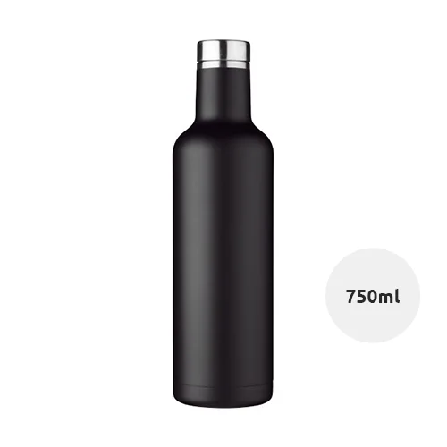 Borraccia termica in acciaio inox a doppia parete con isolamento sottovuoto in rame 750ml