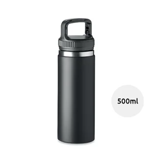Borraccia in acciaio inox a doppio strato con isolamento sottovuoto 500ml