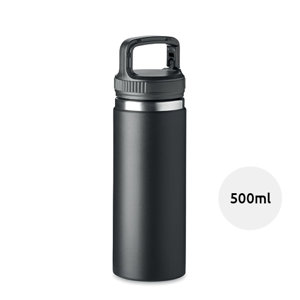 Borraccia in acciaio inox a doppio strato con isolamento sottovuoto 500ml