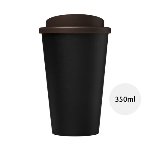 Bicchiere termico da 350ml realizzato al 100% in plastica PP riciclata