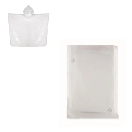 Poncho biodegradabile confezionato