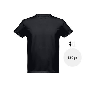 T-shirt da uomo sportiva colori assortiti a girocollo taglio regolare in poliestere traspirante 130gr