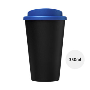 Bicchiere termico con taoppo colorato da 350ml realizzato al 100% in plastica PP riciclata