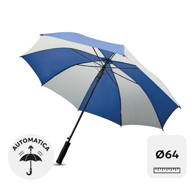Ombrello automatico 27" con manico dritto in EVA