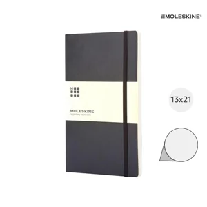 Block note Moleskine con copertina morbida e fogli neutri color avorio 13x21cm