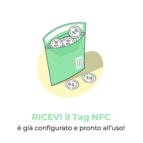 Adesivi Classici con Tag NFC Schermati  - Gadget Digitali disponibili in diversi colori