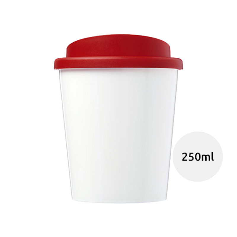 Bicchiere termico Espresso a doppia parete con coperchio a vite da 250ml