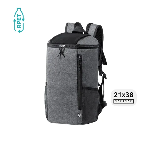 Zaino termico in RPET con imbottitura in PEVA e spallacci imbottiti 21×38×17cm