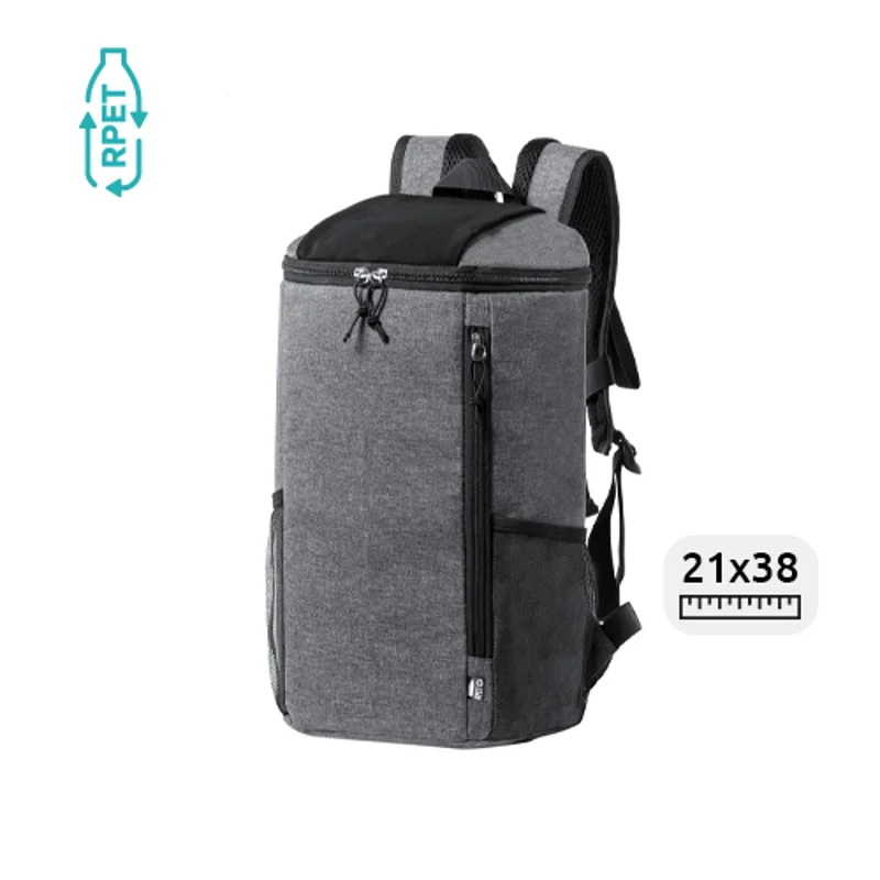 Zaino termico in RPET con imbottitura in PEVA e spallacci imbottiti 21×38×17cm