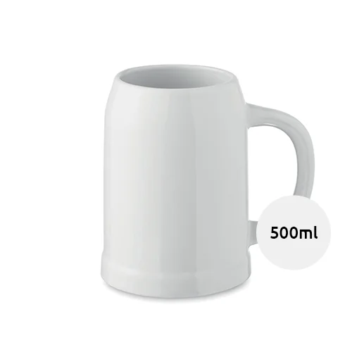 Boccale da birra per sublimazione da 500ml