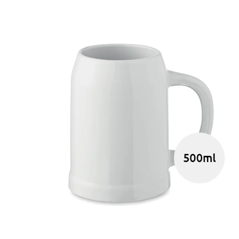 Boccale da birra per sublimazione da 500ml