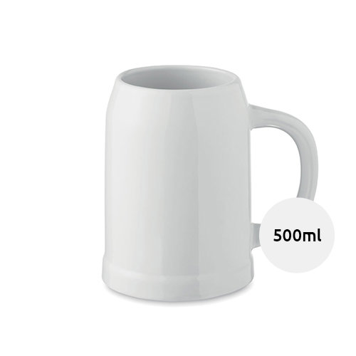 Boccale da birra per sublimazione da 500ml