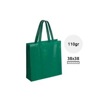 Shopper in TNT laminato in diverse colorazioni da 110gr 38x38x12cm