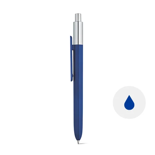 Penna a sfera in ABS con meccanismo a scatto e refill blu